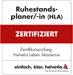 Siegel Ruhestandsplaner/-in (HLA): Zertifiziert. Zertifikatsprüfung: Helvetia Leben Akademie
